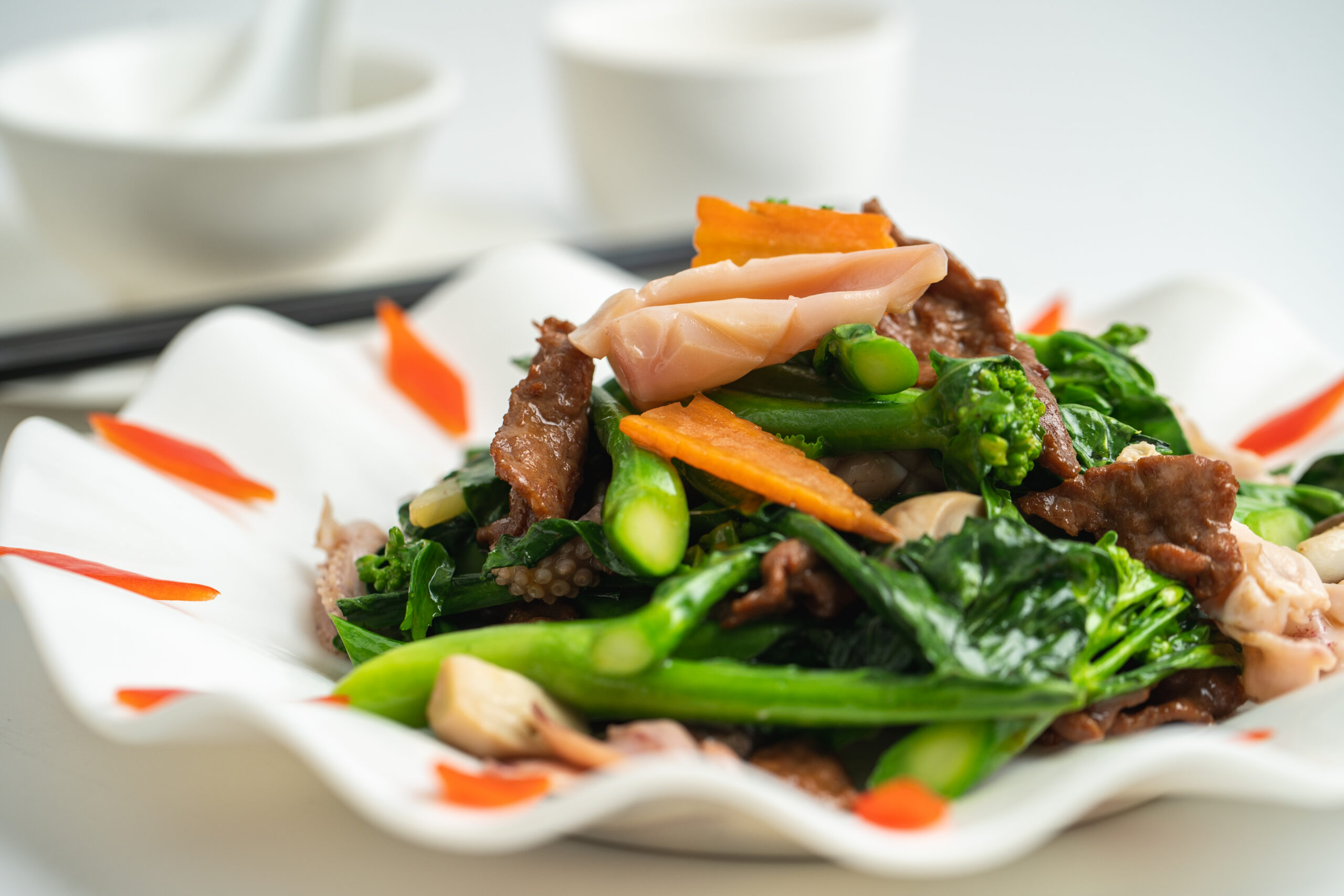 芥蘭吊片牛肉