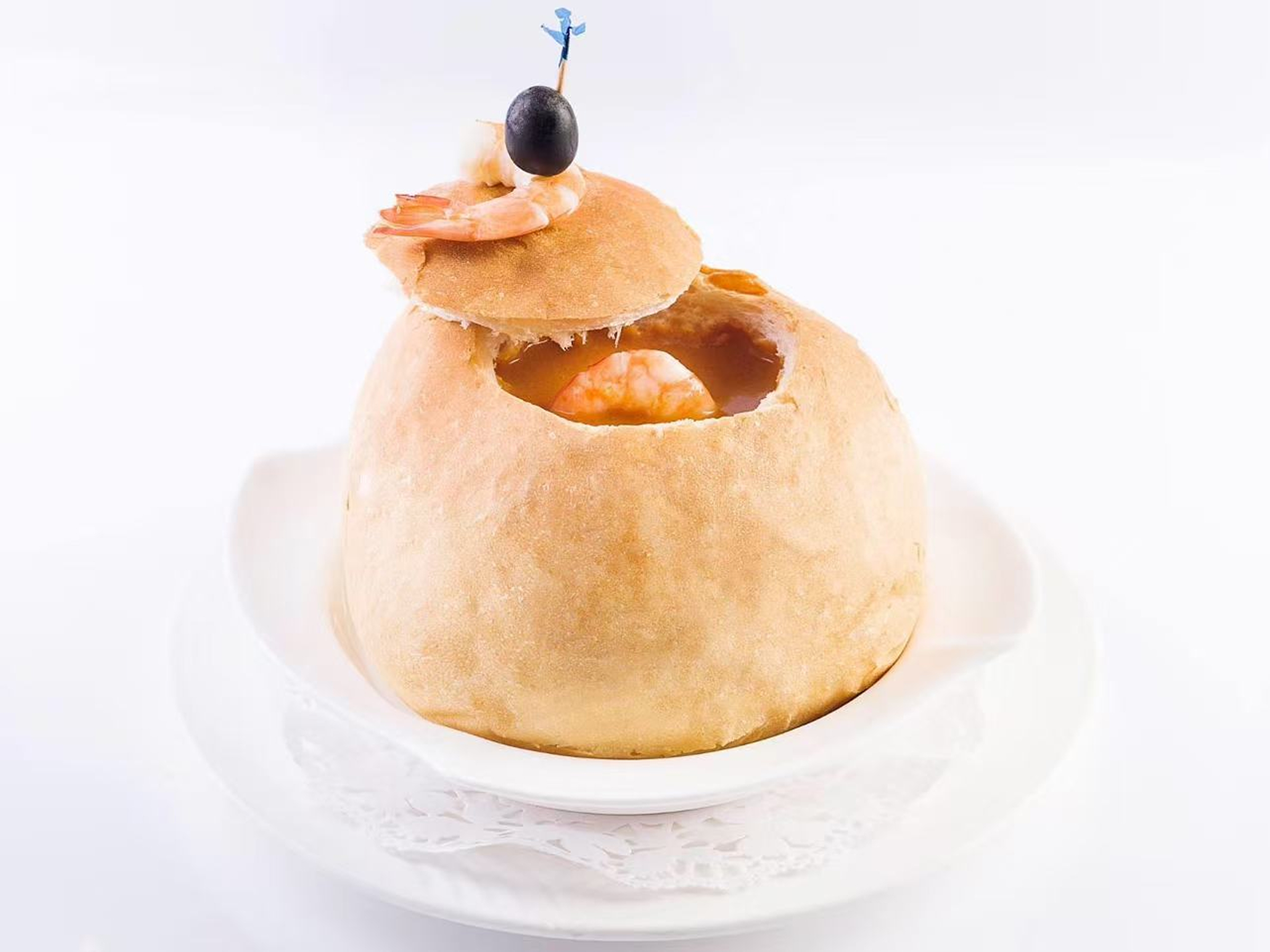 忌廉蝦湯
