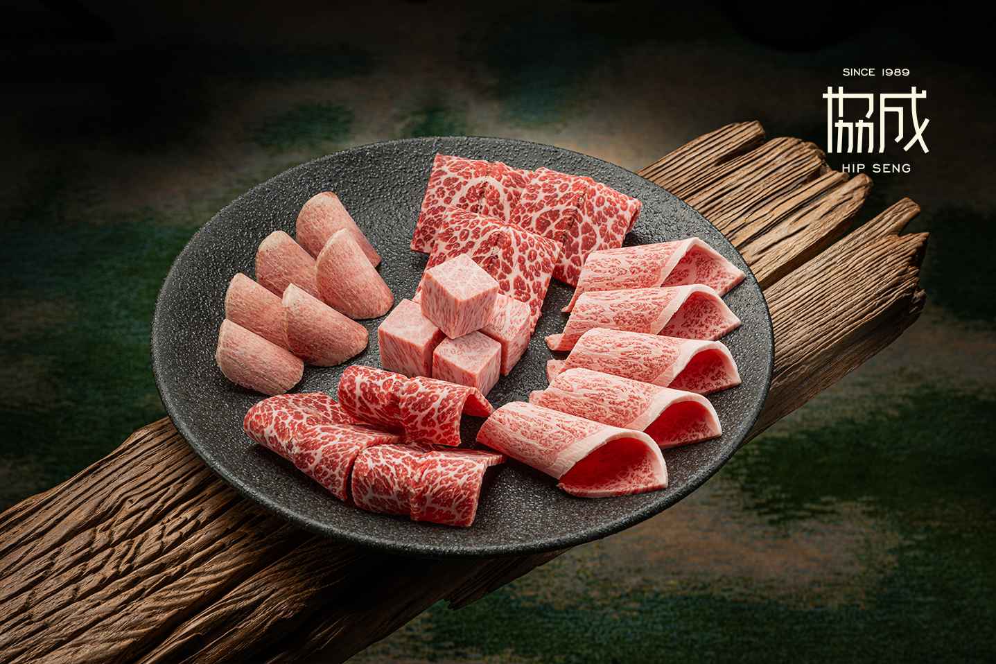 雪花牛肉拼盤