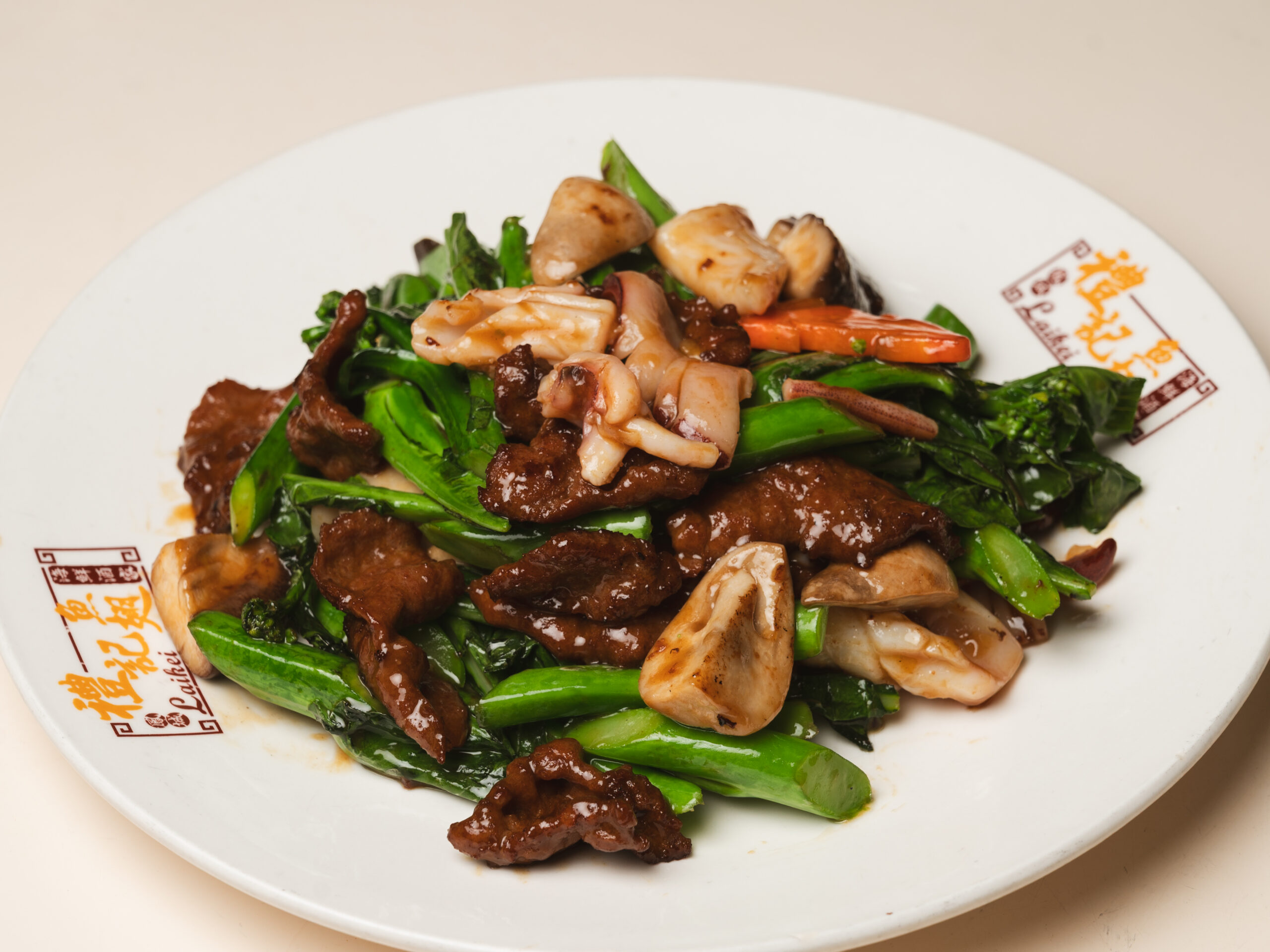芥蘭吊片牛肉