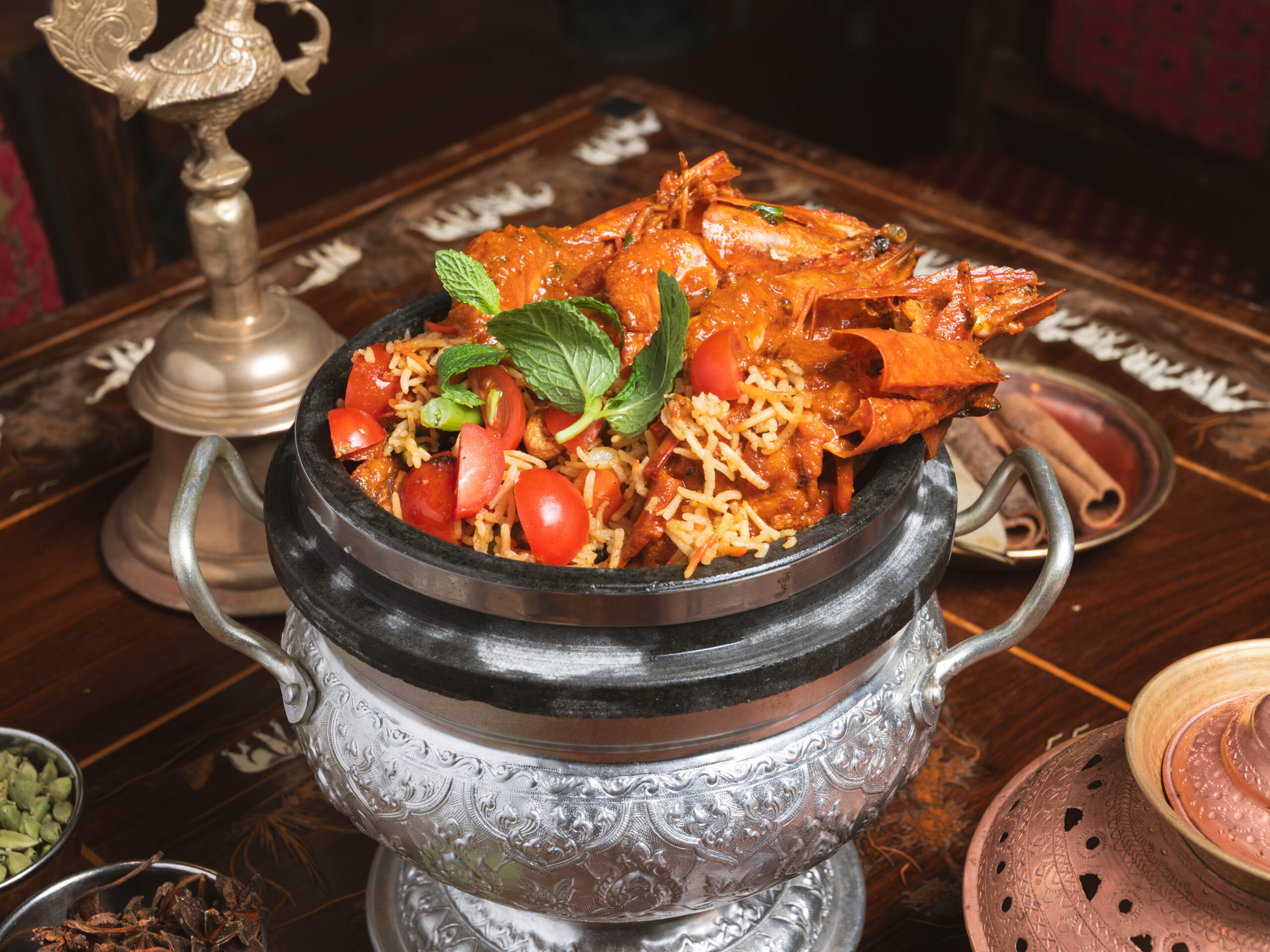 TOMATO PRAWN BIRYANI