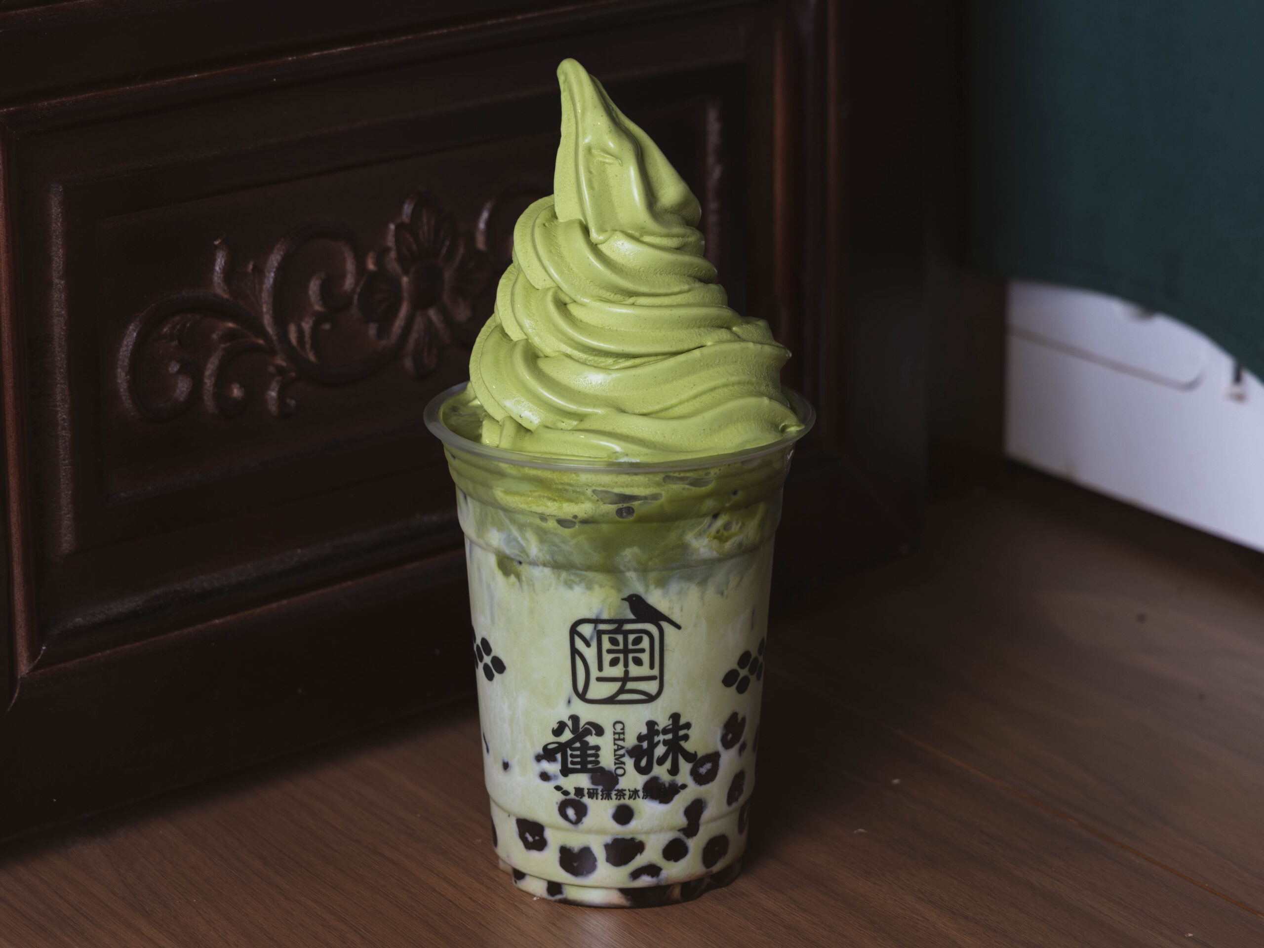澳門奶茶漂浮
