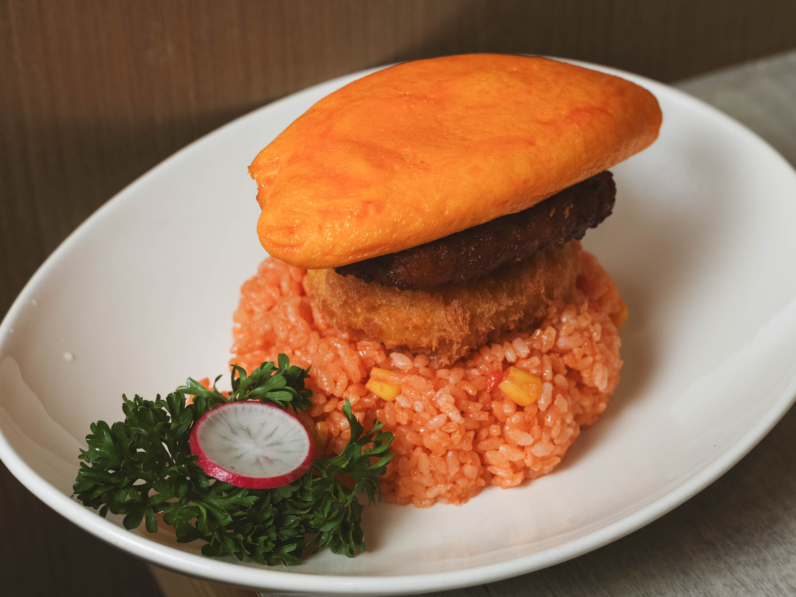 福岡漢堡流心蛋包飯