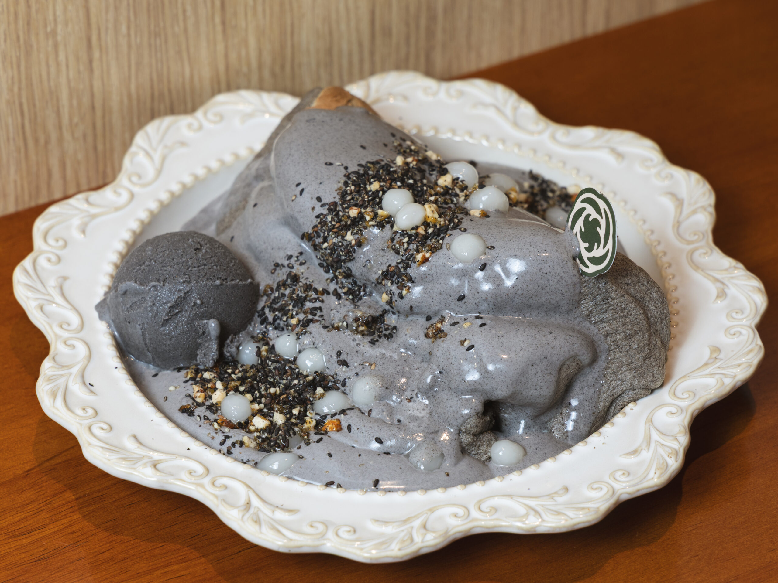 黑芝麻椰椰舒芙蕾