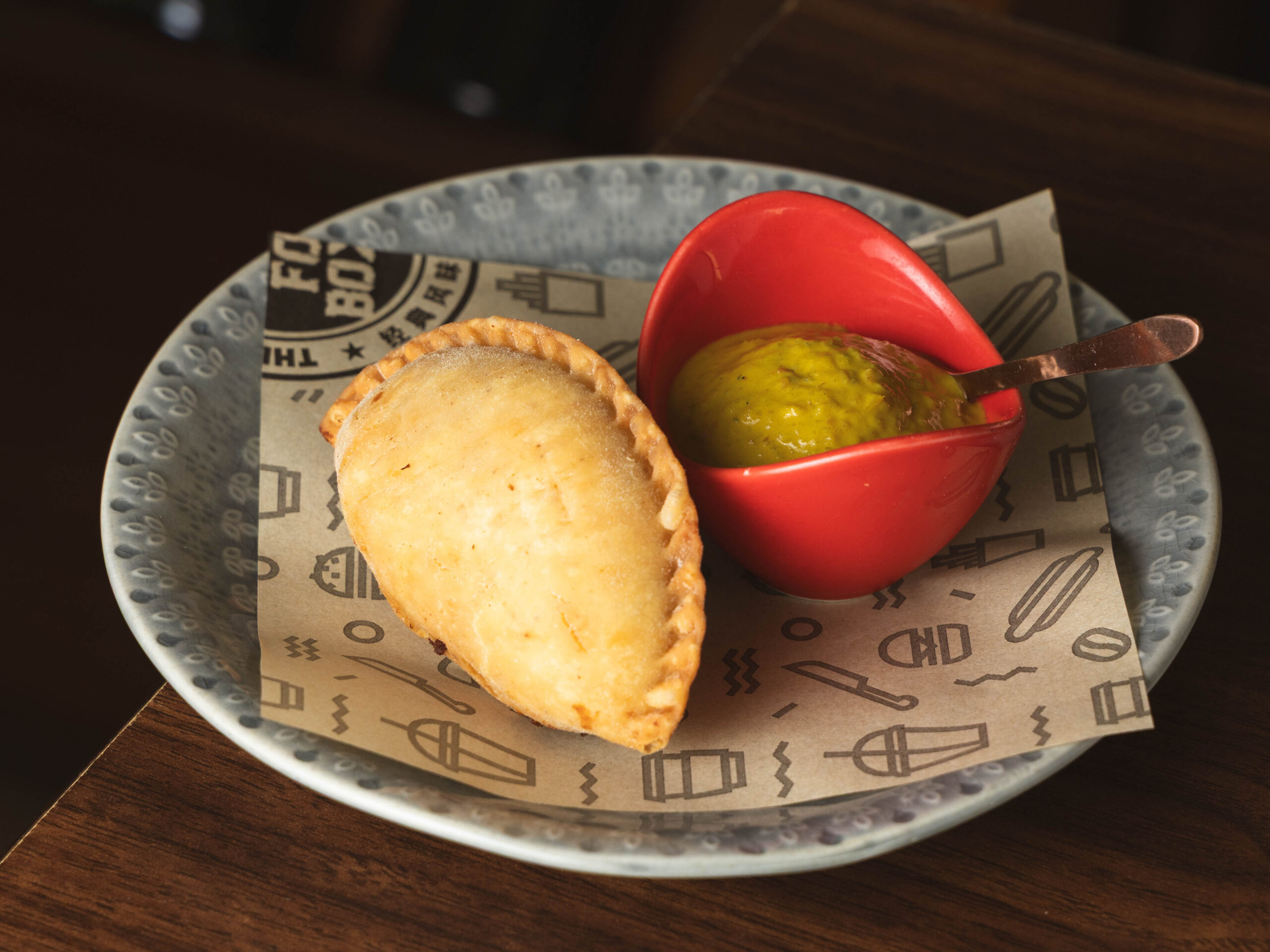 Mushroom & Cheese Empanada